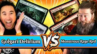 Golgari Delirium (2016) vs. Monstrous Rage Red (2025) | Best Standard Deck Ever Top 64
