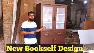 4 Door Bookshelf | Harun Woodwork #bookshelf #interiordesign