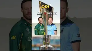 Ab De Villiers VS Eoin Morgan in ODI ⚡ #shorts #youtubeshort #cricket