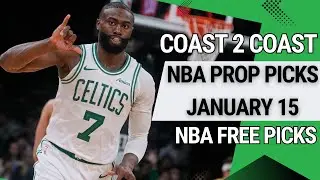 Will Jaylen Brown Lead the Way to a Celtics Win Over Miami? | NBA Player Props & Best Bets (1/15/26)