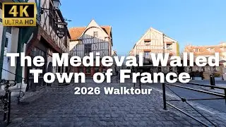 [4K] Exploring Provins, France | A UNESCO Heritage Site Just 1.5 Hours Away From Paris