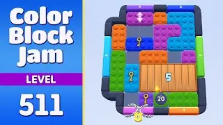 Color Block Jam Level 511 | Every Puzzle Solved! 🎯