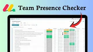 How to track attendance in monday.com (Team Insight)