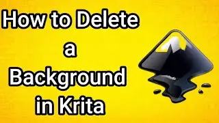 How to Delete a Background in Krita