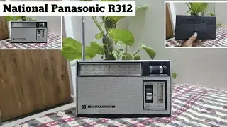 National Panasonic R-312II MW/1SW/SW2 3 Band Portable radio complete condition Mo. @9427322171