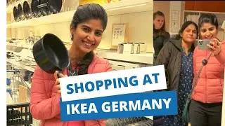 Shopping with parents in Germany, home shopping at IKEA|Indian family in Germany