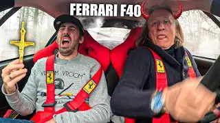 Le professeur RAUL me TERRORISE dans sa FERRARI F40 (donnez lui des calmants)