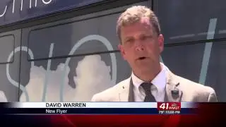 New Flyers demonstrates electric bus to MTA board
