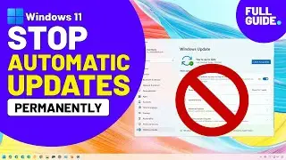 Stop Windows 11 automatic updates via Group Policy and Registry ➡️ Newer video available