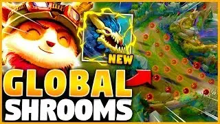 *75 SHROOMS IN 5 MINUTES* ACROSS THE MAP PENTAKILLS - League of Legends