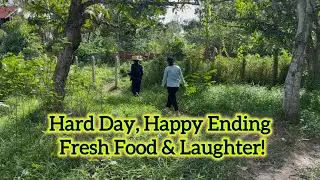 Hard Day, Happy Ending: Fresh Food & Laughter!😂