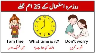 English Sentences for Daily Use in Urdu | English Speaking Practice in Urdu | #english #learning 