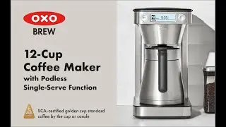 OXO Brew 12 Cup Coffee Maker With Podless Single Serve Function