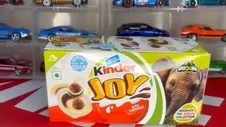 Kinder Joy Natoons Pack of 3 Unboxing Part 1 | Surprise Collectible Animals Inside!