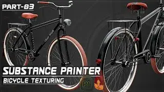 Substance Painter Tutorial : How to Texturing Bicycle - PART03