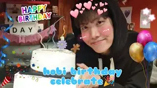 Hobi birthday celebrate🎉🎊.. #jhope#junghoseok #btsbirthday #btshope #btsupdate 