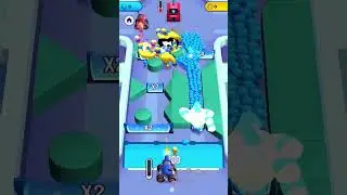 Mob control game 🎮! Blue 💙 vs Red &hearts;️ | Epic Battle Showdown 🔥☄️ #gameplay #game #satisfying #gaming