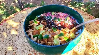 Cold Cucumber & Yogurt Soup -  Quick Refreshing Food Recipe!