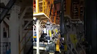 ABA Film Co-extrusion Machine. Screw 55mm, Capacity  200kgs per hour