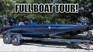 THE FULL TOUR! 2020 SKEETER ZX250 BASS BOAT WALKTHROUGH!!!