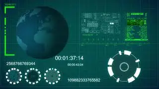 Interface Hi-Tech HUD Video Footage #shortsvideo