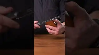 Sharpening a Dalstrong Cutout knife with Tumbler Rolling Sharpener