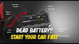 Dead Battery? This 1000A UltraSafe Jump Starter Will Save You!