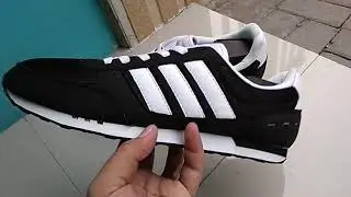 ADIDAS NEO CITY RACER BLACK WHITE