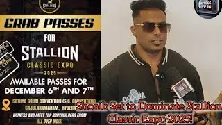 Shoaib at Stallion Classic Expo 2025 | Mister Telangana Champion | Bodybuilding Hyderabad