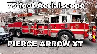 Fire Truck Pierce Arrow XT 75 foot Aerialscope | Harrisburg Bureau of Fire Tower 1