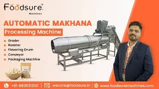 Fully Automatic Makhana Processing Machine Tour-Book Demo Today