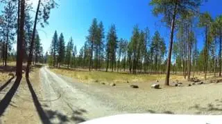 Riverside State Park Lake Spokane Campground Washington - 360 Video Virtual Tour 4K