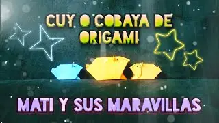 Cuy o Cobaya de Origami Tutorial de Mati 🐹🐹 / Origami Guinea Pig Mati Tutorial 🐹🐹