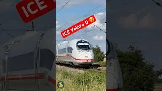 Zwei Einheiten des ICE Velaro D unterwegs von Augsburg nach Ulm
