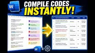 How to Compile Qualitative Codes in Microsoft Word Automatically (Save Hours!)