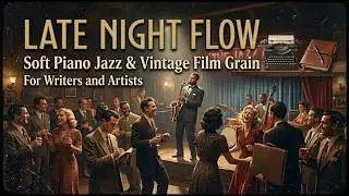 Attic Jazz Loop &mdash; Film Grain Piano Ambience for Creative Nights