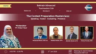 The Contest Master Class: Speech, Humor, Evaluating, Presence - OiG #53