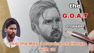 How to Draw a Realistic Messi Portrait Using the Loomis Method - Step by Step @drawing_tutorial20