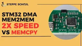 STM32 DMA Memory to Memory Transfer: 2X speed than memcpy!