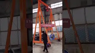 Portable Gantry Crane for Steel Coil Handling, 5 Ton Gantry Crane, Economical Material Handling