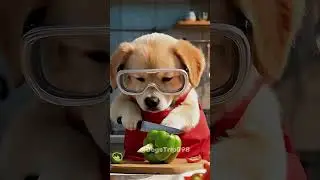 Food cooked by a cute Dog🐶&hellip;&hellip;.#Doglife #Dogcooking #CuteAnimals