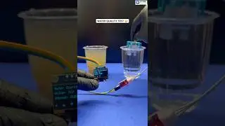 Is this water clean?😳💧Turbidity sensor checks water quality instantly #turbiditysensor #roboarmy