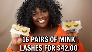 CHEAPEST/ MOST AFFORDABLE MINK LASHES 2019 | Ndeye Peinda