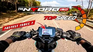 😱Top Speed SHOCKING Result! TVS Ntorq 150 Street Mode vs Race Mode🔥#tvs#tvsntorq150#ntorq#topspeed