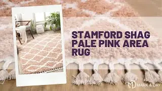 Stamford Shag Pale Pink Area Rug