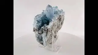 Top grade Collector specimen. Natural rough Celestite open geode
