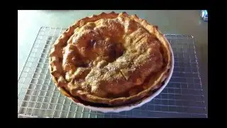 Homemade Deep Dish Apple Pie (Dairy-free version)