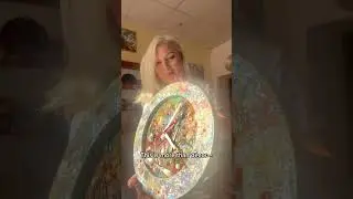 GastroTime Resin Kitchen Wall Clock | Handmade Culinary Decor & Unique Chef Gift