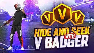WHO IS THIS V BADGE PLAYER 😨  @fantombhaii   @freefirepk
