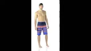 Silwave Men's DuraFit Stripe Boardshorts